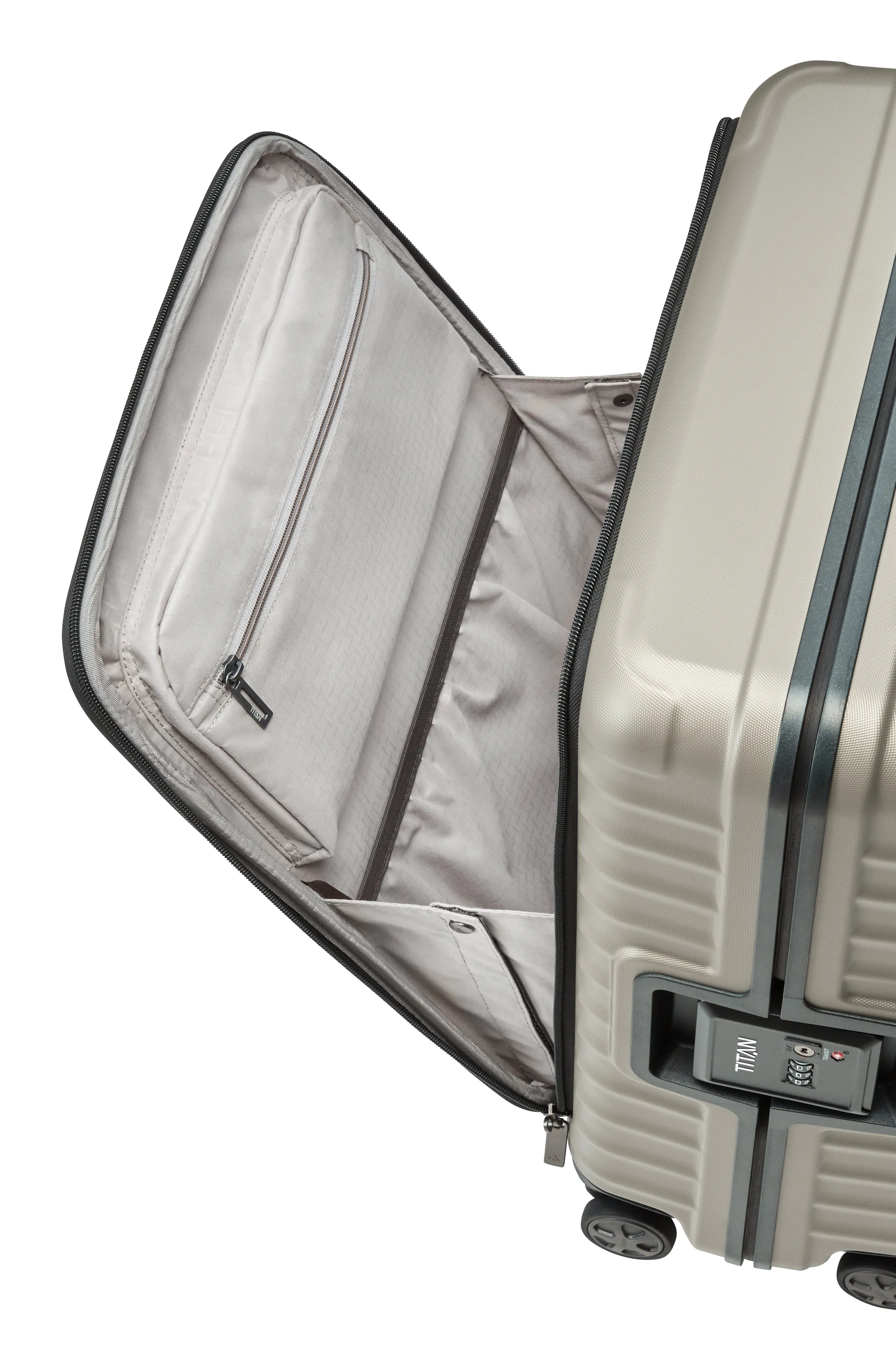 Titan LITRON Frame Trolley S with Front Pocket Carry-On Luggage