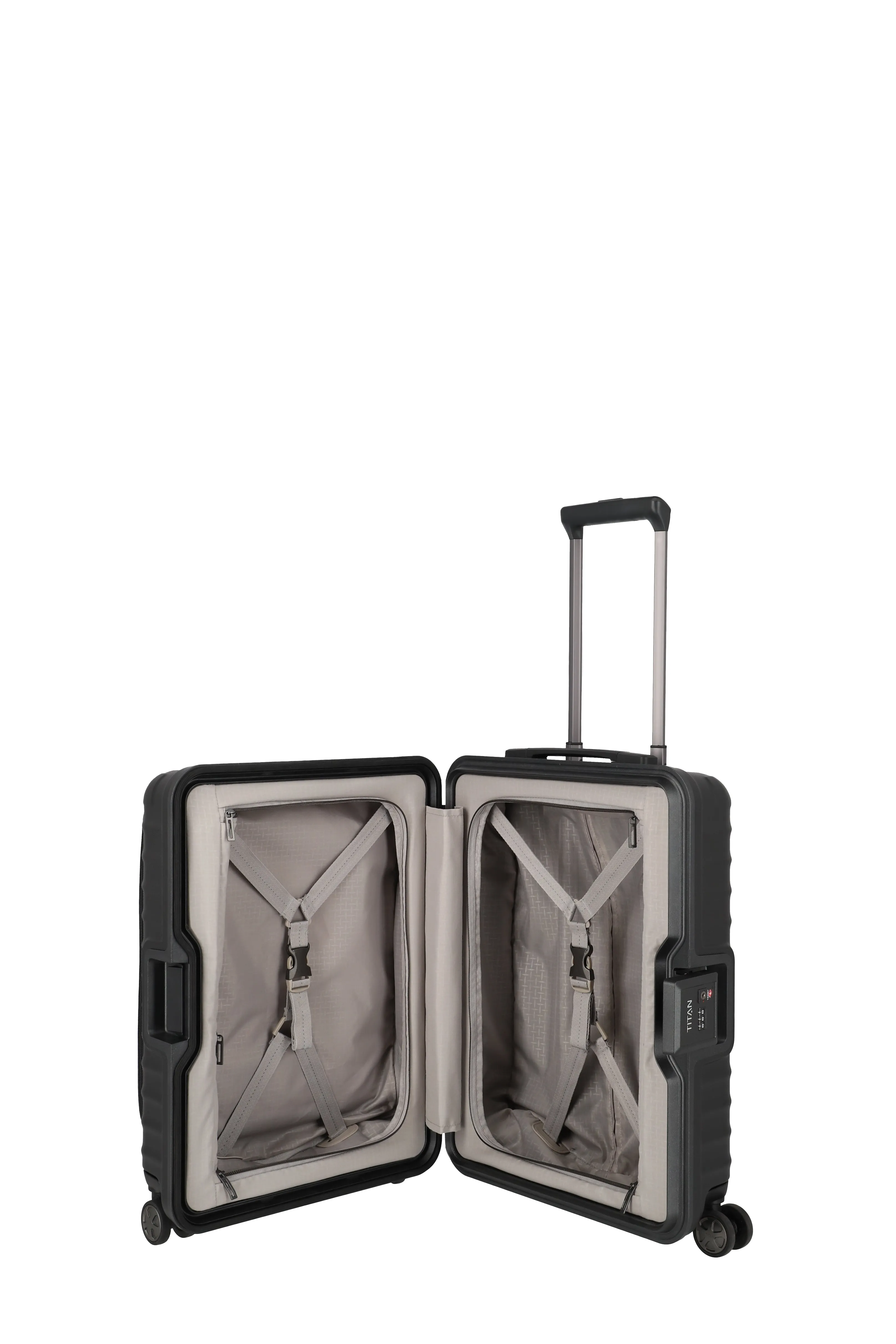 Titan LITRON Frame Trolley S with Front Pocket Carry-On Luggage