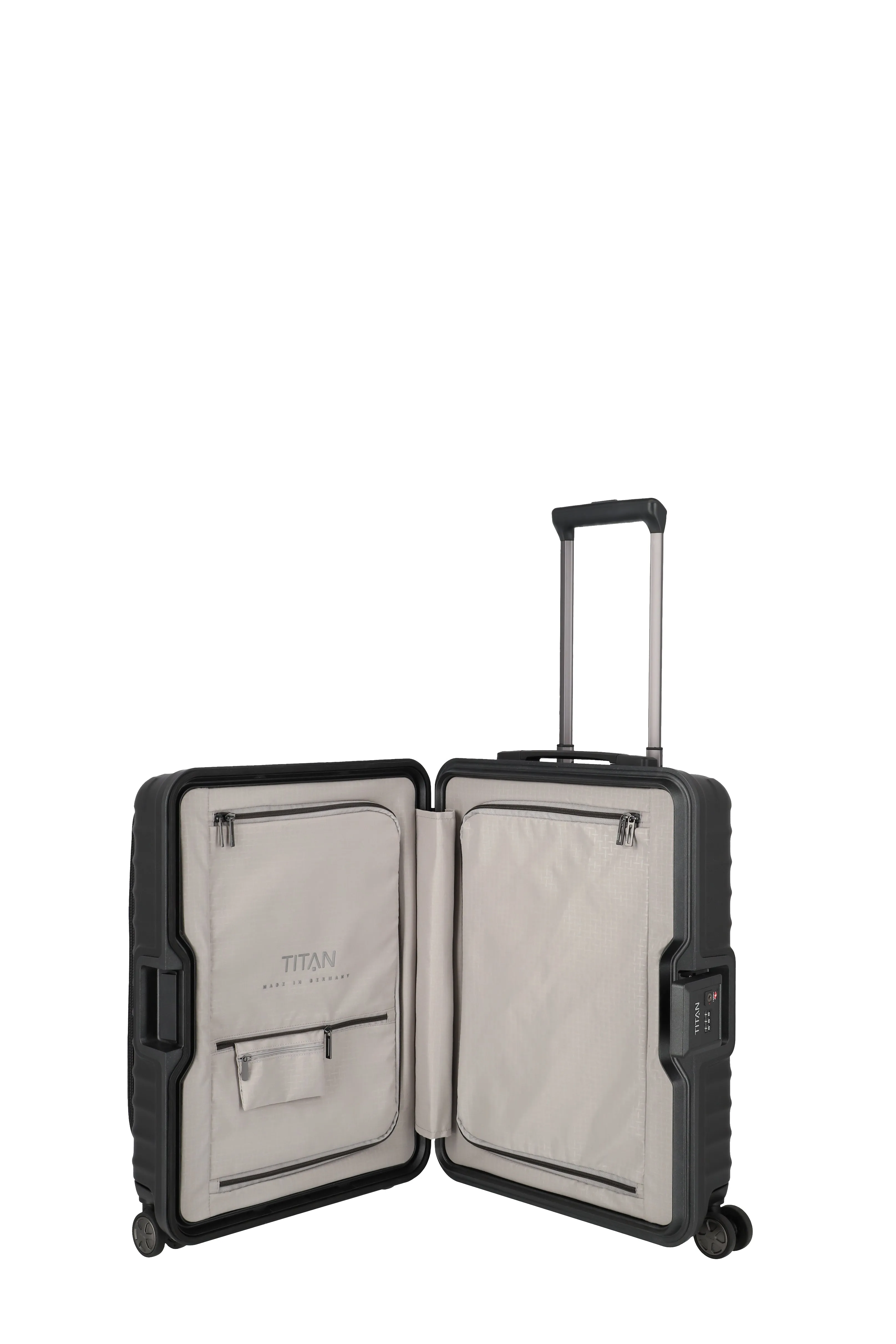 Titan LITRON Frame Trolley S with Front Pocket Carry-On Luggage