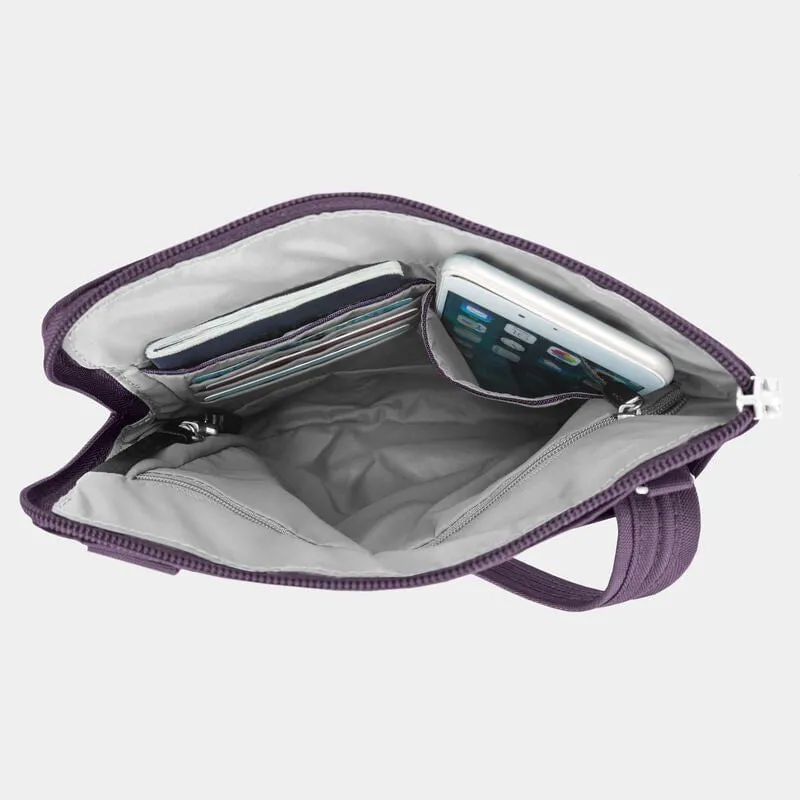 Travelon Anti-Theft Classic Slim Double Zip Crossbody
