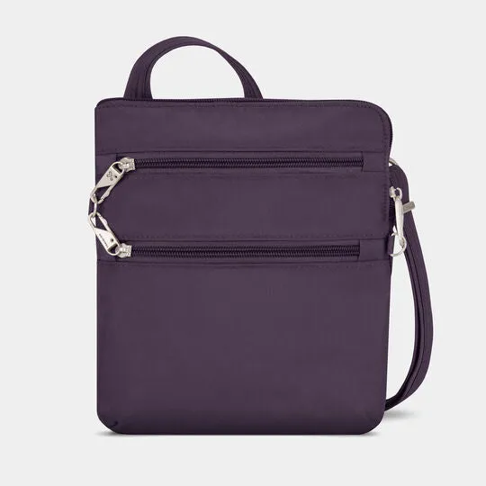 Travelon Anti-Theft RFID Classic Slim Double Zip Crossbody