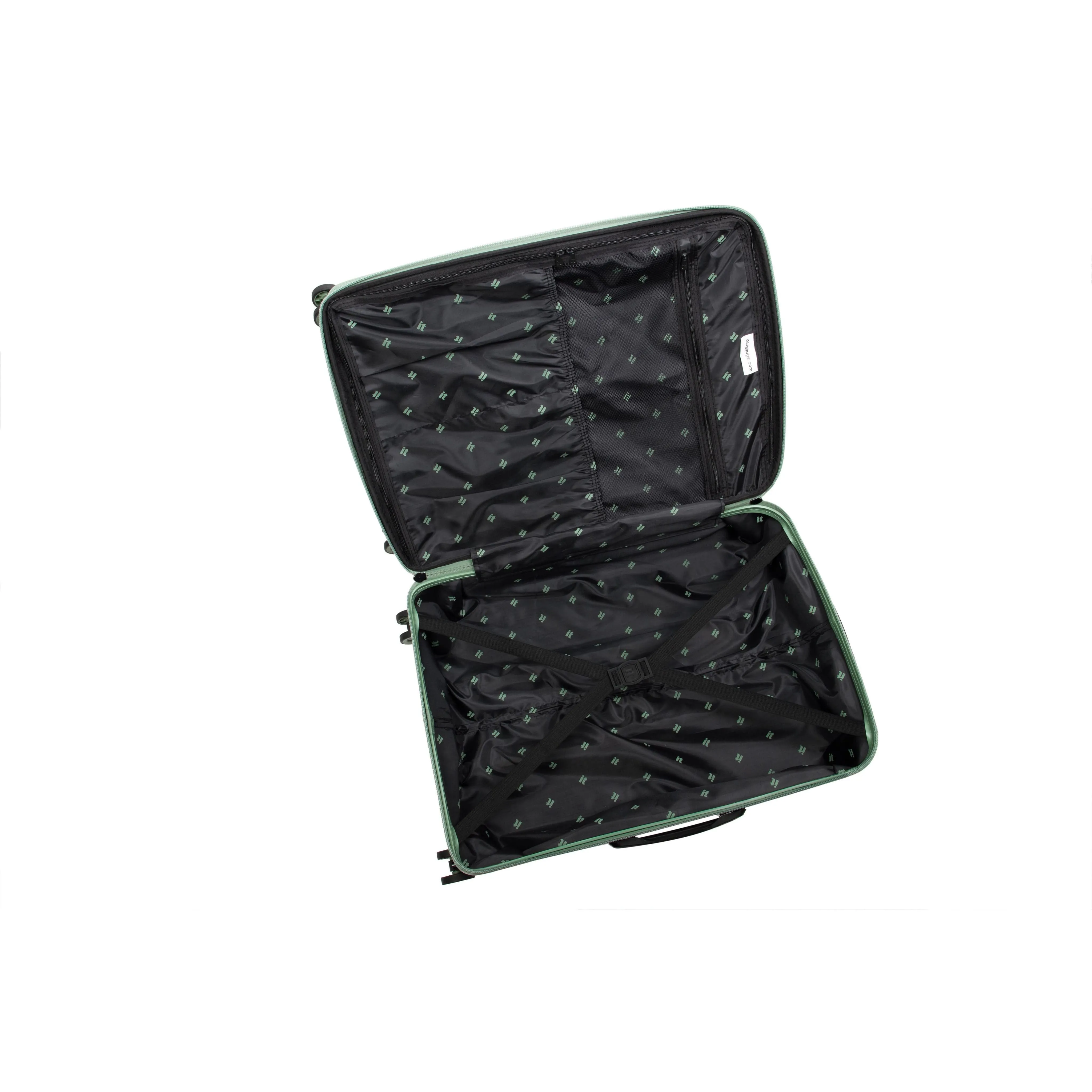 Traversed 31.5" Hardside Checked 8 Wheel Expandable Spinner (Hedge Green)