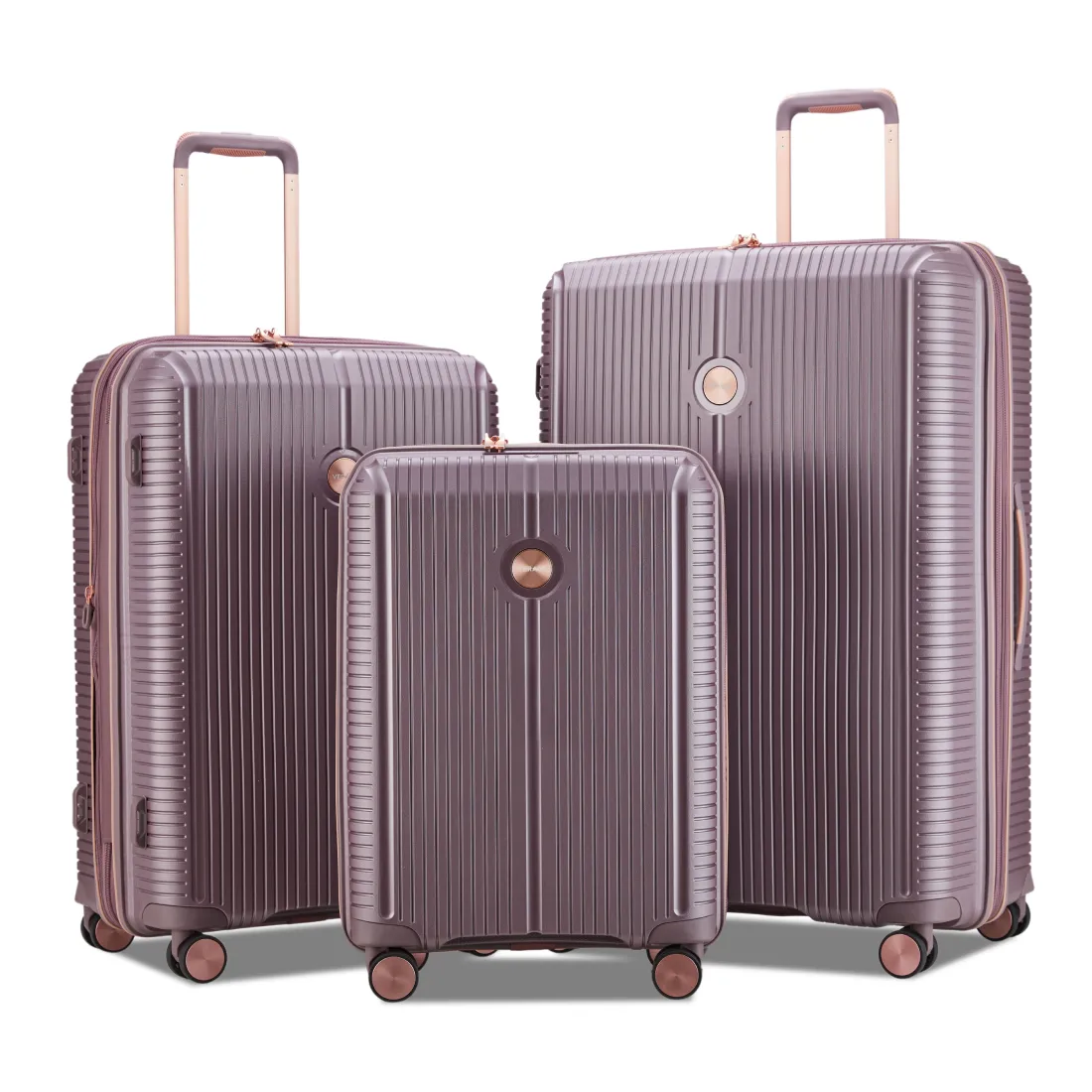Verage Rome Hardside Expandable Luggage 3 Piece Set (19"   24"   28")