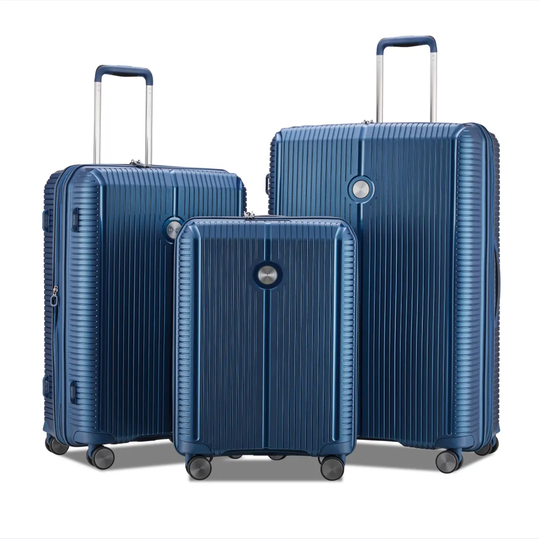 Verage Rome Hardside Expandable Luggage 3 Piece Set (19"   24"   28")