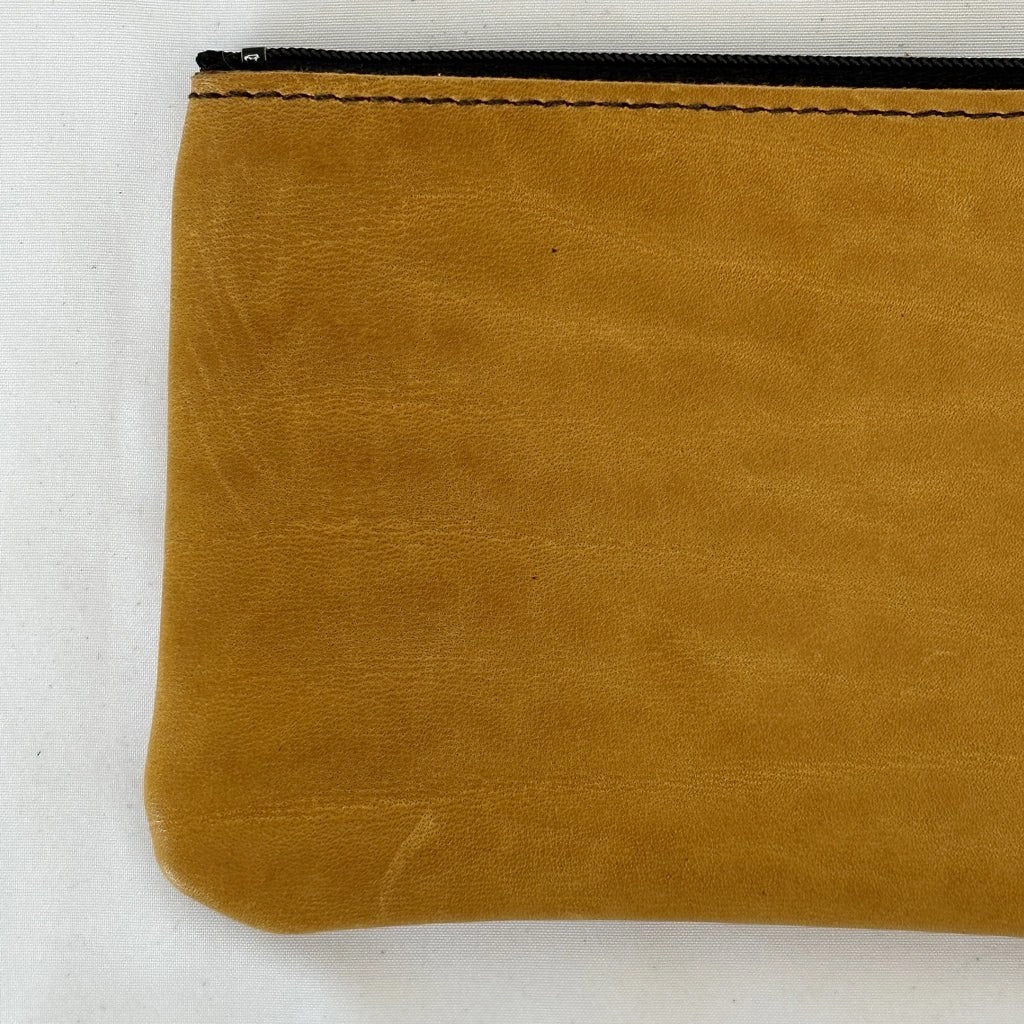 Zipper Pouch, Yellow